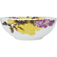 vidaXL Opzetwasbak rond Φ41x14 cm keramiek meerkleurig