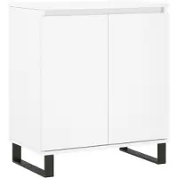 vidaXL Dressoir 60x35x70 cm bewerkt hout wit
