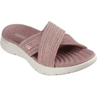 SKECHERS Go Walk Flex dames slippers, sportief, roze, geschikt voor vrijetijdskleding, schoenmaat: 39 EU