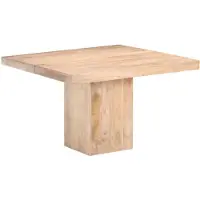 vidaXL Eettafel 120x120x77 cm massief mangohout