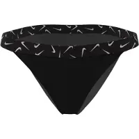 Nike Bikinibroekjes met logo voor dames (Zwart)