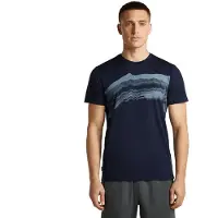 Icebreaker - Merino 150 Tech Lite S/S Tee Getaway - Merinoshirt S, blauw