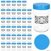 MamboCat 36-delige set bewaarglas IDA met kunststof deksel blauw – 24868