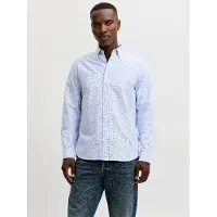 Jack & Jones Overhemd 'JPRBLUHARVEY' navy / lichtblauw / wit