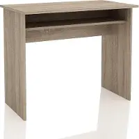 Famanu bureau, klein model met plank – verkrijgbaar in wit of walnoot
