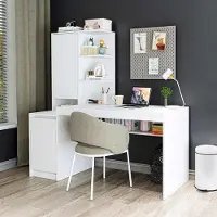 Skye Decor , hoogwaardig bureau (ouderenkorting) - Wit, 160x60 cm, 100% melamine