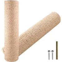 Famanu krabpalen touw van jute voor katten - reserveonderdelen, 7 cm diameter, 30 cm hoogte