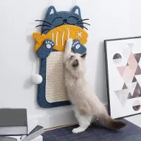 Famanu kraboom voor katten, interactief sisal met kleurrijke accenten - bescherming voor meubels