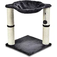 Famanu kraboom met hangmat - 41 x 51 x 41 cm, grijs