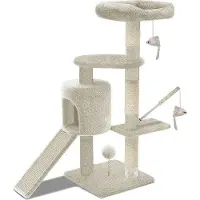 Famanu kattenboom - Activiteitencentrum met hangmat en kattenhuis