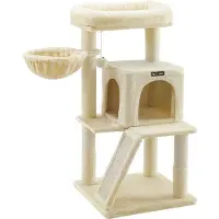 Famanu kraboom voor grote katten - 2-in-1 met loungegedeelte en speelbal