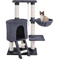 Famanu Kratzboom, groot klimboom - speelhuis voor katten