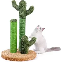 Famanu Kratzboom – Cactusdesign met speelmogelijkheden – 42 x 42 x 68,5 cm