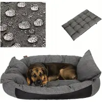 PillowPrim Hondenmand 2-in-1 XL: Waterdichte Bank & Matras (94x69cm)