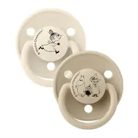 BIBS - x Moomins Pacifier De Lux Little My 2 PACK - Silicone Ivory/Vanilla - Onesize