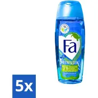 Fa 5 x - Douchegel - Zeeliefde Fresh - Verfrissend & Verkwikkend - Verzorgend - 250 ml - Douchegel - Zeeliefde - Frisheid - Verfrissend - Verzorgend