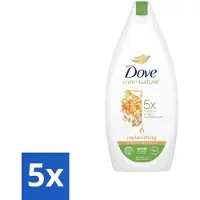 Dove 5 x - Douchegel - Replenishing - Hydraterend en verzorgend - 400 ml - Douchegel - Hydratatie - Huid Verzorging - Zachte Huid - Schuim