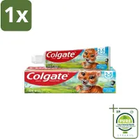 Colgate 1 x - Bubble Fruit - Kindertandpasta - Voor 2 tot 5 jaar oud - 50ml - Kindertandpasta - Gaatjes Bestrijden - Melktanden Beschermen - Tandpasta Voor Jonge Kinderen - Bubble Fruit Smaak