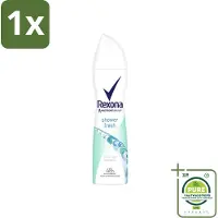 Rexona 1 x - Shower Fresh - Deodorant Spray - Anti-transpirant - 150 ml - Shower Fresh - Deodorant Spray - Anti-transpirant - 48 Uur Bescherming - MotionSense