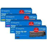 Easyprint NIEUW: Toner voor HP 117A Multipack (BK/C/M/Y), compatibel met HP ColorLaser 150, MFP-178, e.d., 7 stuks