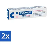 Curasept 2 x - ADS 720 Gel-Tandpasta - Chloorhexidine 0.20% - Beschermt Tandvlees & Tanden - 75 ml - Tandpasta - Chloorhexidine - Ontstoken Tandvlees - Peri-implantitis - Mondhygiëne