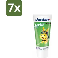 Jordan 7 x - Junior - Tandpasta - 6-12 jaar - 50 ml - Tandpasta Voor Kinderen - Tandpasta 6-12 Jaar - Fluoride 1450 Ppm - Wisselgebit Bescherming - Gaatjesvoorkomend