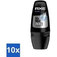 Axe 10 x - Deodorant Roller - 48hrs Anti Sweat - Ice Chill - Anti-transpirant - 50 ml - 48 Uur Bescherming - Deodorant Roller - Anti Transpirant - Zweet Bevochtiging - Frisse Geur