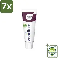 Zendium 7 x Tandpasta Sensitive 75 ml - Grootverpakking - Gevoelige Tanden - Natuurlijke Enzymen - Mondgezondheid - Fluoride - SLS-vrije Tandpasta