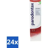 Parodontax 24 x - Tandpasta - Whitening - 75ml - Tandpasta - Tanden Witter Maken - Tandplak Verwijderen - Bloedend Tandvlees - Fluoride