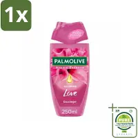 Palmolive 1 x Douchegel Aroma Essence Alluring Love 250 ml - Douchegel - Geur - Hydratatie - Verzorging - Bloemige Geur