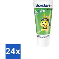 Jordan 24 x - Junior - Tandpasta - 6-12 jaar - 50 ml - Tandpasta Voor Kinderen - Tandpasta 6-12 Jaar - Fluoride 1450 Ppm - Wisselgebit Bescherming - Gaatjesvoorkomend