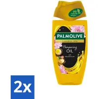 Palmolive 2 x - Thermal Spa - Douchegel - Pampering Oil - Macadamia - 250 ml - Douchegel - Pampering Oil - Macadamia-olie - Peonyzaadolie - Spa Ervaring