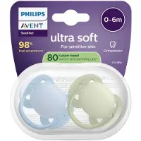 Philips AVENT Pacifier Ultra Soft - 2 Stuks