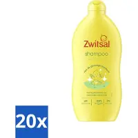 Zwitsal 20 x - Shampoo - Mild - Voor Dagelijks Gebruik - 700 ml - Baby Shampoo - Mild Shampoo - Anti-prik Shampoo - Shampoo - Baby Haar Reinigen