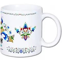 Astrid Kashubian keramische volksmok 330 ml - Uniek Ontwerp