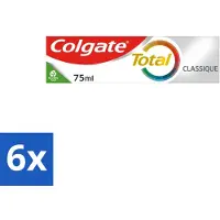 Colgate 6 x - Total Classic - Tandpasta - 75ml - Tandpasta - Mondhygiëne - Tandplak - Tandsteen - Gaatjes