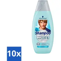 Schwarzkopf 10 x - Shampoo Anti-Roos - Tegen Schilfers & Jeuk - 400 ml - Anti-roos Shampoo - Roos Bestrijding - Jeuk Bestrijding - Schilfers Bestrijding - Hoofdhuid Kalmering