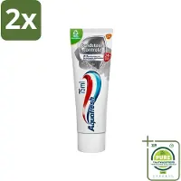 Aquafresh Tandpasta Tandsteen Controle Frisse Adem 75 ml - Voordeelverpakking - 2 stuks - Tandsteen controle - Tandpasta