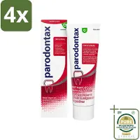 Parodontax - Tandpasta - Original - Versterkt Tandvlees & Verwijdert Tandplak - 75 ml - Voordeelverpakking - 4 stuks - Tandplak - Tandvleesontsteking