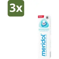Meridol 3 x Tandpasta Tandvleesbescherming 75 ml - Tandpasta - Tandvleesbescherming - Geïrriteerd Tandvlees - Antibacterieel - Plaque
