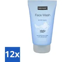 Sence 12 x - Alle Huidtypes - Face Wash - Verfrissend - 150 ml - Face Wash - Huid Reinigen - Huid Verzorgen - Huid Verzorging - Huidtype