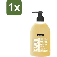 Sence 1 x - La Maison Du Savon De Marseille - Handzeep - Vanille - Hygiënisch - 500 ml - Savon De Marseille - Handzeep - Vanille - Hygiëne - Reiniging