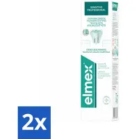 Elmex 2 x Tandpasta Sensitive Professional 75 ml - Gevoelige Tanden - Tandgevoeligheid - Tandpasta - Pro-Argin - Tandhalscariës