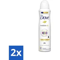 Dove 2 x - Deodorant - Spray Invisible Dry - Onzichtbare bescherming - 250 ml - Invisible Dry - Onzichtbare Vlekken - Deodorant Spray - Zweet En Geur - 48 Uur Bescherming