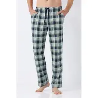 Hajo Premium heren lounge broek marine blauw | Maat 50