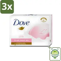 Dove 3 x - Zeep - Pink - Hydraterend - 90 g - Grootverpakking - Pink Beauty Cream Bar - Zeep - Hydratatie - Roze Geur - Droge Huid