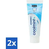 Sence 2 x - Freshmint - Tandpasta - Met Fluor - 75 ml - Tandpasta - Fluoride - Frisse Adem - Mondhygiëne - Gaatjes Voorkomen