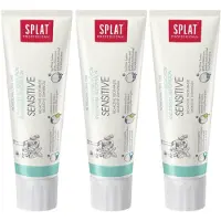 Splat Sensitive - Tandpasta voor gevoelige tanden - Herstel van glazuur, fluoridevrij, 3-pack