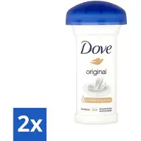 Dove 2 x - Deodorant - Roll-on - Original - Frisse geur en bescherming - 50 ml - Deodorant Stick - Anti-Transpirant - Okselbescherming - Zweetgeur - Gevoelige Huid