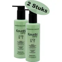 Phytorelax Keratin Curly Cream Voordeelverpakking – Anti-frizz Haarcrème voor Krullen of Pluizig Haar – met Keratine & Bamboe – 2 x 200ml